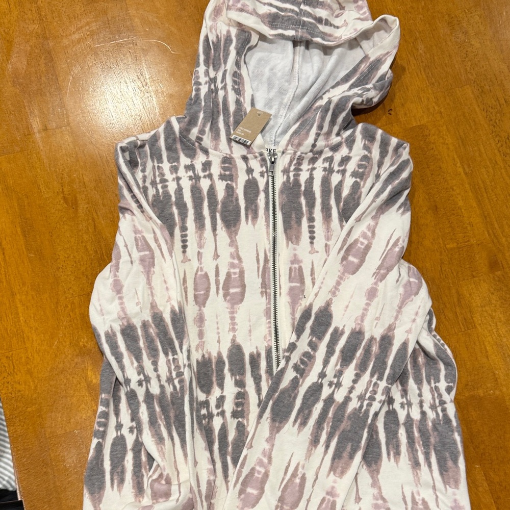 BKE Youth Zip-Up Jacket in Gray and Brown